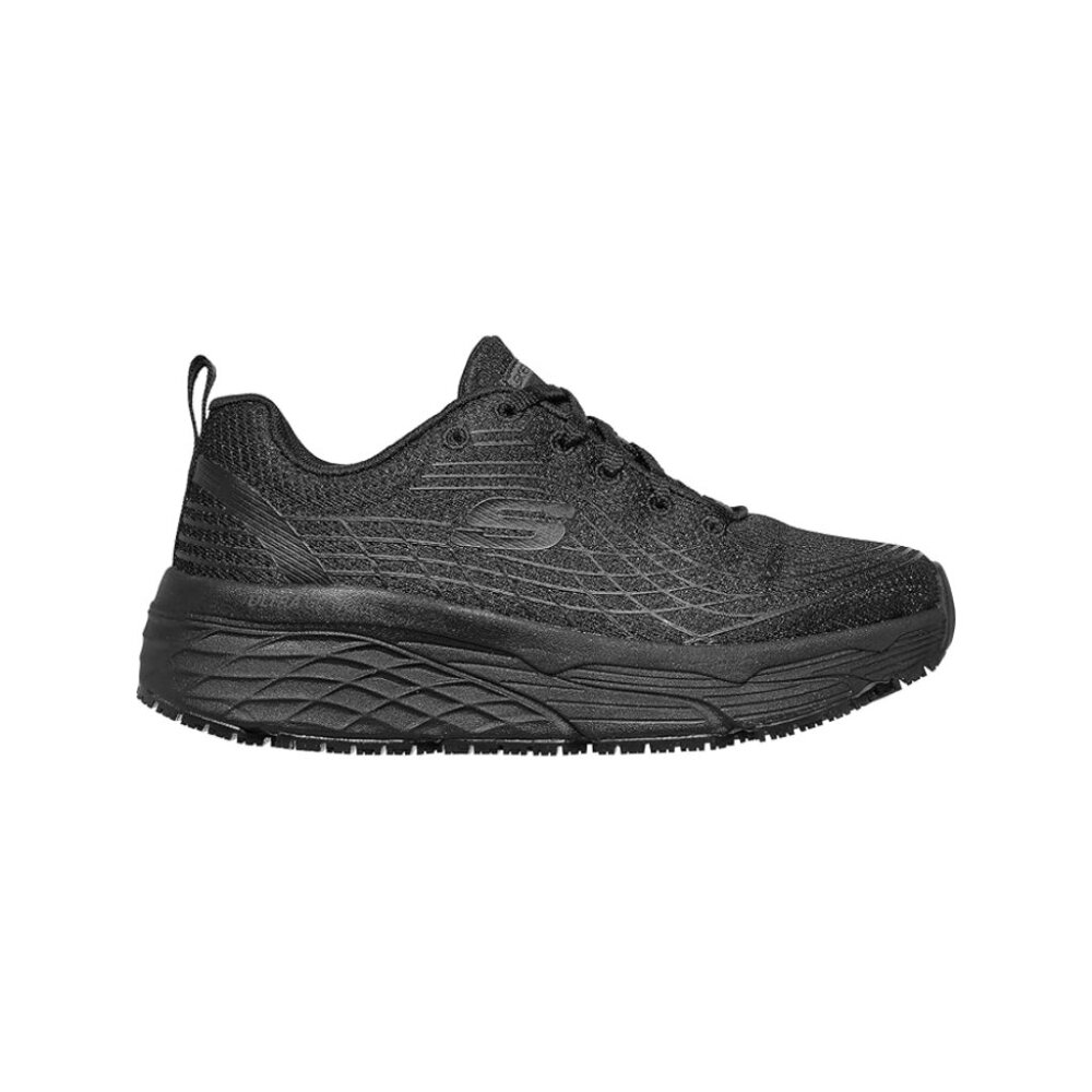 Skechers Women's Relaxed Fit Max Cushioning Elite SR Shoe, Black